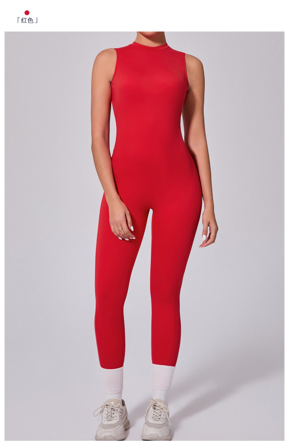 Backless Sleeveless Sport Sport Jumpsuit GQSA-YL1210