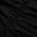 Patchwork Mesh One Shoulder Romper MXBF-J25RP190