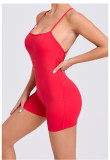 Solid Coloar Backless Yoga Sport Romper GQSA-43014