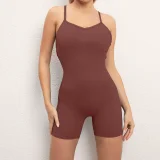 Tight Yoga Sport Backless Romper GQSA-71400