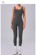 Sleeveless Solid Color Yoga Sport Jumpsuit GQSA-24606
