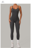Adjustable Buckle Cross Sports Yoga Jumpsuit GQSA-8376