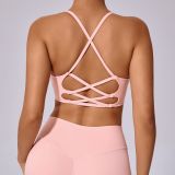 Cross-strap Yoga Sport Tank Tops GQSA-58300