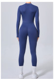 Long Sleeve Zipper Yoga Tight Jumpsuit GQSA-5025