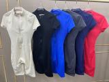 Zipper Short Sleeve Sport Romper GQSA-80150