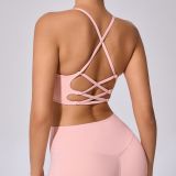 Cross-strap Yoga Sport Tank Tops GQSA-58300