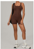 Solid Color Sport Sling Yoga Sport Romper GQSA-1410