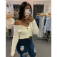 Long Sleeve Sweater Knits Tops GCNF-0203