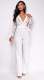 Lace Patchwork Wide Leg Jumpsuit OSM-4492