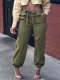 Fashion Solid Color Slim Pants GSXK-SK241001