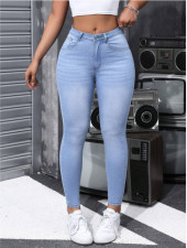 Fashion Washed Tight Jeans GXJF-6338-2