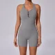 Sleeveless Solid Color Sport Romper GQSA-20720