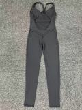 Cross Back Yoga Adjustable Shoulder Strap Jumpsuit GQSA-90107