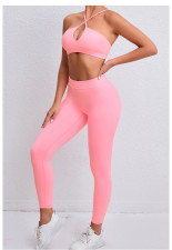 Cross Back Sports Tight Two Piece Pants Set GQSA-A05/V01