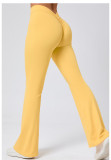 Yoga V-waist Fitness Flared Pants GQSA-43210