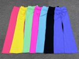 Yoga V-waist Fitness Flared Pants GQSA-43210