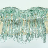 Fashion Tassel Wrap Chest Two Piece Skirts Set CYA-901984