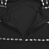 Hot Drill Sleeveless Midi Dress BY-7493