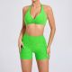 Sport Halterneck Bra Pants 2 Piece Pants Set GQSA-74068/42352