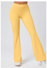 Yoga V-waist Fitness Flared Pants GQSA-43210