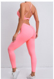 Cross Back Sports Tight Two Piece Pants Set GQSA-A05/V01
