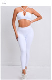 Cross Back Sports Tight Two Piece Pants Set GQSA-A05/V01