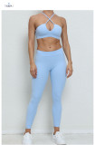 Cross Back Sports Tight Two Piece Pants Set GQSA-A05/V01