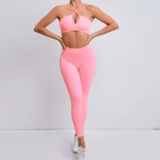 Cross Back Sports Tight Two Piece Pants Set GQSA-A05/V01