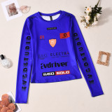 Leopard Print Long Sleeve Tops GFRT-DZF2867