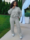 Stripe Sport Long Sleeve Pants 2 Piece Set CH-25051