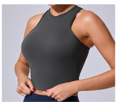 Solid Color Sleeveless Sport Tank Tops GQSA-BT095