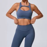 Hollow Out Tight Solid Sport Tank Tops GQSA-59520