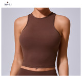 Solid Color Sleeveless Sport Tank Tops GQSA-BT095