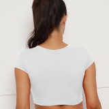 Short Sleeve Sport Tight Sport Tank Tops GQSA-Q2073