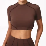 Sport Yoga Short Sleeve Tops GQSA-4510