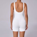 Sleeveless Solid Color Sport Romper GQSA-18293