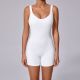 Sleeveless Solid Color Sport Romper GQSA-18293