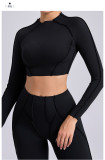 Long Sleeve Yoga Sport Tops GQSA-24129