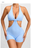 Sexy Halterneck Hollow Out Romper GQSA-VC12