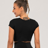 Short Sleeve Sport Tight Sport Tank Tops GQSA-Q2073