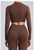 Long Sleeve Yoga Sport Tops GQSA-24129
