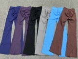 Solid Color Sport Yoga Flare Pants GQSA-SP301