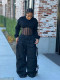 Bow Tie Loose Drawstring Pants GYLN-5422