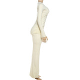 Long Sleeve T Shirts Flare Pants 2 Piece Set GYME-K25S78714