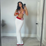 Knits Halterneck Two Piece Skirts Set GYME-W25S77393