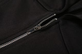 Long Sleeve Zipper Deep V Neck Coats GYME-K25L77368