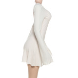 Long Sleeve Backless Mini Dress GYME-K25D79069