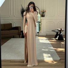 Solid Color Irregular Two Piece Skirts Set GYME-K25S79573