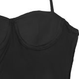 Sexy Lace See Through Sling Maxi Dress BY-7520