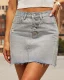 Sexy Washed Holes Mini Skirts GSMF-13678#